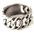 Stalen Bukovsky Ring Outrageous - 316L Geborsteld Staal - Vanaf € 25,00