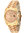 Philippe Constance - Dameshorloge - 4475 Large - Staal - Rose - Rose - Metallic - Strass - Serrated