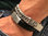 Leren Heren Armband Bukovsky SL6670 - Zwart - Geborsteld Staal - Gratis Verzending
