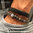 Leren Armband Bukovsky SL6550 - Zwart - Gevlochten - Gepolijst Staal - Gratis Verzending