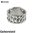 Stalen Bukovsky Ring Prestige - 316L Geborsteld Staal - Vanaf € 26,50 - Gratis Verzending